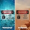 Signmission Lockout Switches Before Working On Equipment Danger Sign, Plastic, 10in W x 7in L, 2PK OS-2PACK-DS-P-710-L-1435 - alternate 5